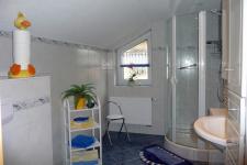 Blick in das Badezimmer
