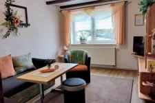 Blick in das Wohnzimmer