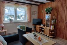 Blick in das Wohnzimmer