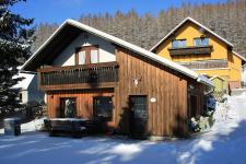 Ferienhaus im Winter