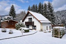 Das Ferienhaus im Winter