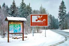 Winter am &quot;Grünen Band&quot; bei Titschendorf