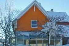 Ferienhaus im Winter