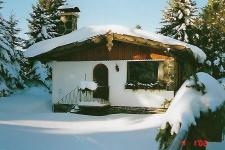 Ferienhaus im Winter