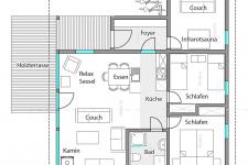 Ferienhaus für 4 Personen mit Infrarotkabine