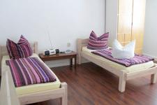 Blick in ein Gästezimmer