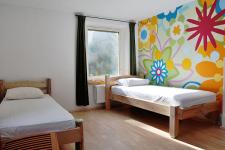 Blick in ein Gästezimmer