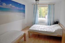 Blick in ein Gästezimmer