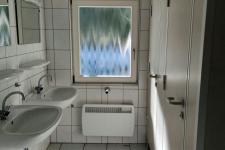 Blick in eine Finnhütte