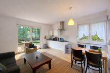 Blick in einen Bungalow