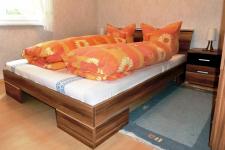 Blick in ein Schlafzimmer