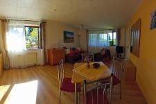 Blick in das Wohnzimmer