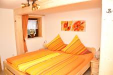 Blick in das Schlafzimmer