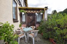 Terrasse vor der Ferienwohnung