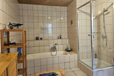 Blick in das Badezimmer