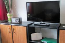 Blick in das Wohnzimmer