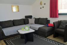 Blick in das Wohnzimmer