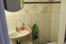 Blick in das Badezimmer