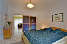 Blick in das Schlafzimmer