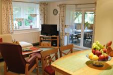 Wohnzimmer mit Terrasse