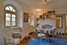 Blick in das Wohnzimmer