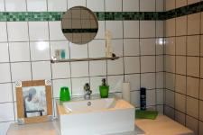 Blick in das Badezimmer