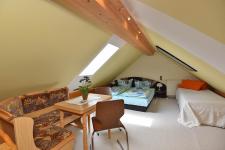 Ferienwohnung im Dachgeschoss, Schlafzimmer