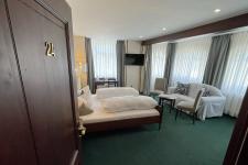 Blick in ein Gästezimmer