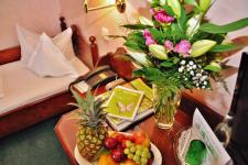 Blick in ein Gästezimmer