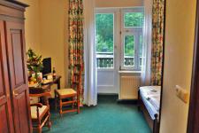 Blick in ein Gästezimmer