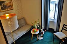 Blick in ein Gästezimmer