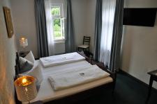 Blick in ein Gästezimmer