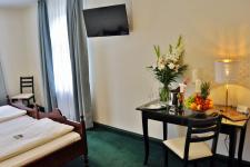 Blick in ein Gästezimmer