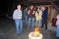 Musikalische Unterhaltung vom Inhaber