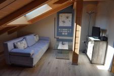 Blick in ein Gästezimmer