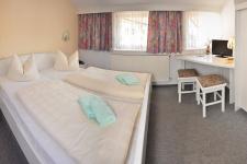 Blick in ein Gästezimmer