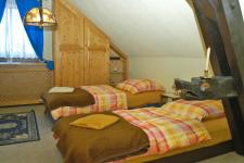 Blick in ein Gästezimmer