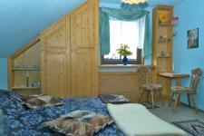 Blick in ein Gästezimmer