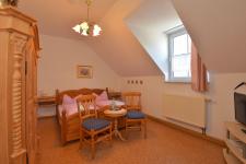 Blick in ein Doppelzimmer