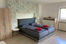 Blick in ein Gästezimmer