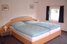 Blick in ein Gästezimmer