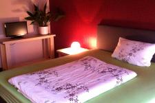 Blick in ein Gästezimmer