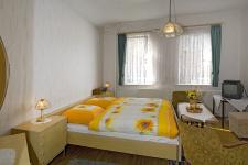 Blick in ein Gästezimmer