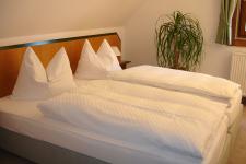 Blick in ein Gästezimmer