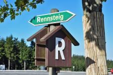 Lage direkt am Rennsteig