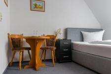 Blick in ein Gästezimmer