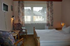 Blick in ein Gästezimmer