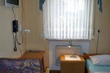 Blick in ein Gästezimmer