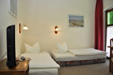 Blick in ein Gästezimmer