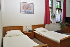 Blick in ein Gästezimmer